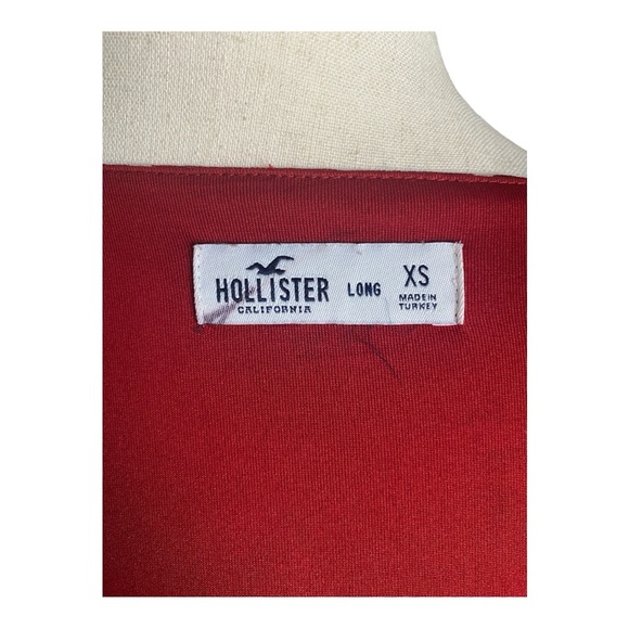 HOLLISTER-RED FLORAL DRESS-SIZE XS - Picture 8 of 8